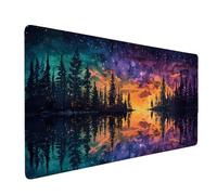 Large Mouse Mat Color Mouse Pad Gaming Landscape Desk Mat Large Non-Slip Rubber Base with Stitched Edges, Computer Keyboard Desk Pad, Accessories for Men, Home Office Gifts (Color 120 x 60cm) t2007