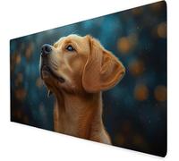 Large Mouse Mat dog, Waterproof animal Gaming Mouse Pad, Non-Slip Extended Desk Mat With Rubber Base, Office Accessories Mousepad With Stitched Edges, Ideal For Men 900x400x3mm A255