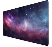 Large Mouse Mat dreamy, Waterproof universe Gaming Mouse Pad, Non-Slip Extended Desk Mat With Rubber Base, Office Accessories Mousepad With Stitched Edges, Birthday Gifts For Men 800x300x3mm A648