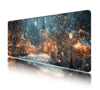 Large Mouse Mat, Gaming Mouse Pad 800 x 300 mm, Christmas Mousepad XXL Waterproof, Religion Desk Mat with Non-Slip Base, Mousepad with Smooth Surface, Improved Precision and Speed, for Gaming, -587