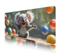 Large Mouse Mat, Gaming Mouse Pad 900 x 400 mm, Color Mousepad XXL Waterproof, Koala Desk Mat with Non-Slip Base, Mousepad with Smooth Surface, Improved Precision and Speed, for Office and Home, O-11