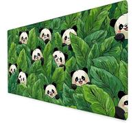 Large Mouse Mat Green, Waterproof Animal Gaming Mouse Pad, Non-Slip Extended Desk Mat with Rubber Base, Office Accessories Mousepad with Stitched Edges, Ideal Christmas Gifts for Men 700x300x3mm A573