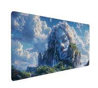 Large Mouse Mat Landscape Mouse Pad Gaming Abstract Woman Desk Mat Large Non-Slip Rubber Base with Stitched Edges, Computer Keyboard Desk Pad, Accessories for Men Women (Landscape 90 x 40cm) t3223
