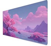 Large Mouse Mat landscape, Waterproof cloud Gaming Mouse Pad, Non-Slip Extended Desk Mat With Rubber Base, Office Accessories Mousepad With Stitched Edges, For Men 700x300x3mm A228