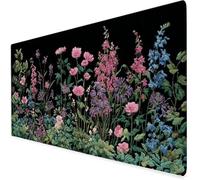 Large Mouse Mat pink, Waterproof green Gaming Mouse Pad, Non-Slip Extended Desk Mat With Rubber Base, Office Accessories Mousepad With Stitched Edges, Ideal For Men 1000x500x3mm A201