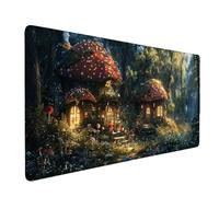 Large Mouse Mat Tree Mouse Pad Gaming Wooden House Desk Mat Large Non-Slip Rubber Base with Stitched Edges, Computer Keyboard Desk Pad, Accessories for Men, Home Office Gifts (Tree 120 x 60cm) r1958