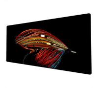 Large Mouse Mat | XXL Mouse Pad | Extended Mouse Pad | Desk Mat Large | Large Mouse Mat Gaming | Full Desk Mouse Mat | Gaming Mouse Pad Large | 900 x 400 Mouse Mat | Fishing Lure Fly Insect