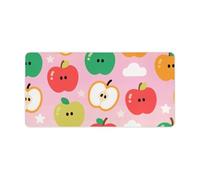 Large Mouse Pad 23.6x11.8 Inch, Non-Slip Rubber Base Desk Mat with Smooth Surface, Portable Apples Pattern Desk Pad for Computer Keyboard, Office, Gaming, Home