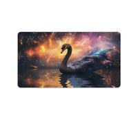 Large Mouse Pad Animal Black Swan Washable Mouse Mat for Gaming Sensors Low Surface Friction Non Slip Mac And PC Gaming Accessories 40x75cm
