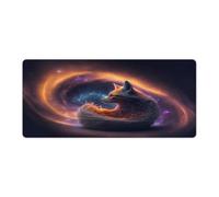 Large Mouse Pad Animal Fox Mouse Mat 40x90cm Table Pad Anti Fray Stitched Edges Non Slip Rubber Base Improved Precision And Speed