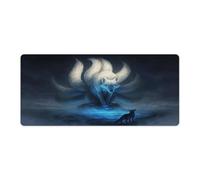 Large Mouse Pad Animal Fox Washable Mouse Mat for Gaming Sensors Low Surface Friction Non Slip Mac And PC Gaming Accessories 40x90cm