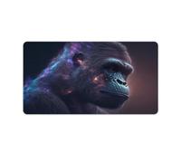 Large Mouse Pad Animal Gorilla Mouse Mat 40x75cm Keyboard Desk Mat for Maintaining Excellent Speed And ControlNon Slip Rubber Base