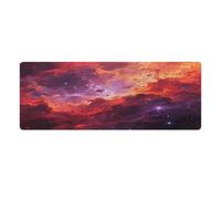 Large Mouse Pad Chaos Nebula Desk Mat Gaming Mouse Pad with Stitched Edges for PC Laptop