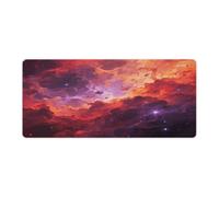 Large Mouse Pad Chaos Nebula Desk Mat Gaming Mouse Pad with Stitched Edges for PC Laptop