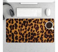 Large Mouse Pad, Cool Cheetah Leopard Desk Pad Protector Waterproof Desk Mat for Keyboard and Mouse, Non-Slip Rubber Base, Desktop Mat, Gaming Mousepad, for Office Home 11.8" X 23.6"