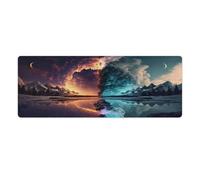 Large Mouse Pad Fantasy Colorful Landscape Washable Mouse Mat for Gaming Sensors Low Surface Friction Non Slip Mac And PC Gaming Accessories 30x80cm
