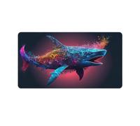 Large Mouse Pad Fantasy Shark Washable Mouse Mat for Gaming Sensors Low Surface Friction Non Slip Mac And PC Gaming Accessories 40x75cm