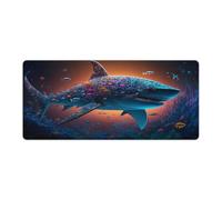 Large Mouse Pad Fantasy Shark Washable Mouse Mat for Gaming Sensors Low Surface Friction Non Slip Mac And PC Gaming Accessories 40x90cm