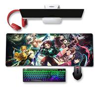 Large Mouse Pad for Demon Slayer - Non Slip Rubber Base Gaming Anime Mouse Pad for Computer | Kimetsu No Yaiba 11.8 X 31.5in Home Office Long Mouse Mat