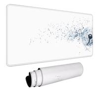 Large Mouse Pad for Desk 1000x400x3mm Gaming Mouse Pad, Non-Slip Base Stitched Edges, Improved Precision Speed, Computer Mat Desk Protector Mat, Water-Resistant, Gaming Gifts Simple Dandelion L#L1472