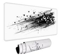 Large Mouse Pad for Desk 1000x400x3mm Gaming Mouse Pad, Non-Slip Base Stitched Edges, Improved Precision Speed, ComputerDesk Protector Mat, Water-Resistant, Gaming Gifts Solid Color Meteor L#L1892