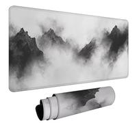 Large Mouse Pad for Desk 1000x500x3mm Gaming Mouse Pad, Non-Slip Base Stitched Edges, Improved Precision Speed, Computer Mat Desk Protector Mat, Water-Resistant, Gaming Gifts Simple Mountain L#L1794