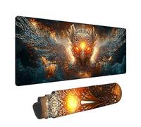 Large Mouse Pad Gaming, Eagle XXL Desk Mousepad, Landscape Long Large Mousepad for Keyboard and Mouse with Non-Slip Rubber Base, Suitable for School, Office, Home, 62.9x31.5inchsLJ-2404