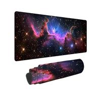 Large Mouse Pad Gaming, Starry Sky XXL Desk Mousepad, Landscape Long Large Mousepad for Keyboard and Mouse with Non -Slip Rubber Base, Suitable for School, Office, Home, 1000x500x3mm -35522