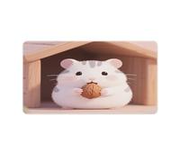 Large Mouse Pad Little Hamster Desk Mat Gaming Mouse Pad with Stitched Edges for PC Laptop