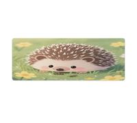 Large Mouse Pad Little Hedgehog Desk Mat Gaming Mouse Pad with Stitched Edges for PC Laptop
