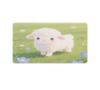 Large Mouse Pad Little Lamb Desk Mat Gaming Mouse Pad with Stitched Edges for PC Laptop