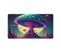 Large Mouse Pad Mushroom Towers Fantasy Washable Mouse Mat for Gaming Sensors Low Surface Friction Non Slip Mac And PC Gaming Accessories 40x75cm