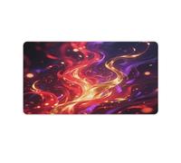 Large Mouse Pad Mysterious Flame Desk Mat Gaming Mouse Pad with Stitched Edges for PC Laptop