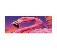 Large Mouse Pad Pomegranate-Eyed Flamingo Desk Mat Gaming Mouse Pad with Stitched Edges for PC Laptop