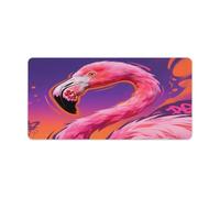 Large Mouse Pad Pomegranate-Eyed Flamingo Desk Mat Gaming Mouse Pad with Stitched Edges for PC Laptop