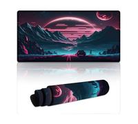 Large Mouse Pad Racing Into The Future Keyboard Desk Mat with Soft Smooth Surface And Anti-Slip Rubber Base for Gamer Office & Home Desk Decor 30x60cm