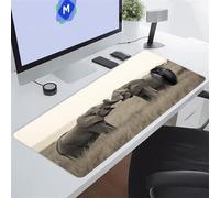 Large Mouse Pads 35.4x11.8x0.12 inch Animals Elephant Gaming Mouse Mat Big Non-slip Desk Mat Improved Accuracy Suitable for Various Scenarios Such as Work, Play and Study