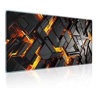 Large Mousepad Gaming, Full Desk Mouse Pad for Professional Gaming & Comfort Office, 31.5x11.8inch Quality Smooth Fabric Extra XXL Mouse Pad, Non-Slip Rubber Base Lightweight Large Mousepad