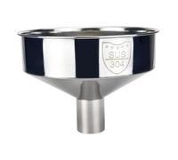 Large Mouth Funnel, 8-Inch Wide Stainless Steel Funnel for Kitchen Use, Seamless Design for Liquids & Dry Goods