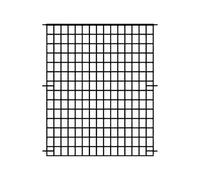 Large Multi-Purpose Grid Fence Panel, H107 X W91CM, Black