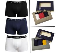 (Large, Multicoloured) Gant | Mens Boxer Trunks (3 Pack)