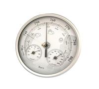 Large Multifunction Weather Instrument for Anglers Stainless Steel Construction Barometers Thermometers Hygrometer Stainless Steel Barometers for Outdoor Fishing