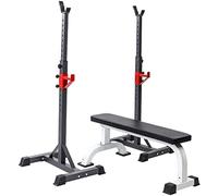Large Multifunctional Dumbbell Bench Dumbbell Bench Weight Lifting Exercise Height Adjustable Dumbbell Stand,Pull Up Bar Squat Rack, Squat Stands Rack
