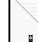Large Music Workbook A4 One Side Stave One Side Lined: Large Music Manuscript Notebook | Exercise Book | Staves and Lines | A4 Format | 110 Pages - 55 Sheets