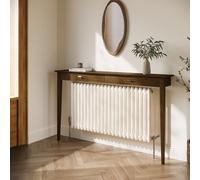 Large & Narrow Walnut Radiator Cover - 150cm - Noa