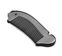 Large Natural Horn Massage Comb Chinese Knot Horn Comb Fish Shape Buffalo Horn Comb Comb