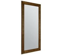 Large Natural Solid Wood Wall Mirror 5ft8 x 2ft8 172cm x 81cm