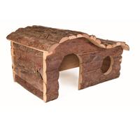 LARGE Natural Wooden Hanna House with Curved Roof for Rats Degus Guinea Pigs