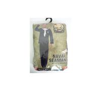 Large Naval Seaman Costume - naval seaman costume fancy dress mens navy outfit 1940s sailor uniform adult