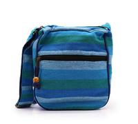 Large Nepal Sling Bag With Adjustable Strap - Blue Rivers